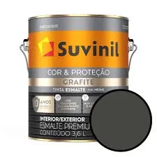 Tinta Esmalte Suvinil Cor & Proteção Grafite Fosco